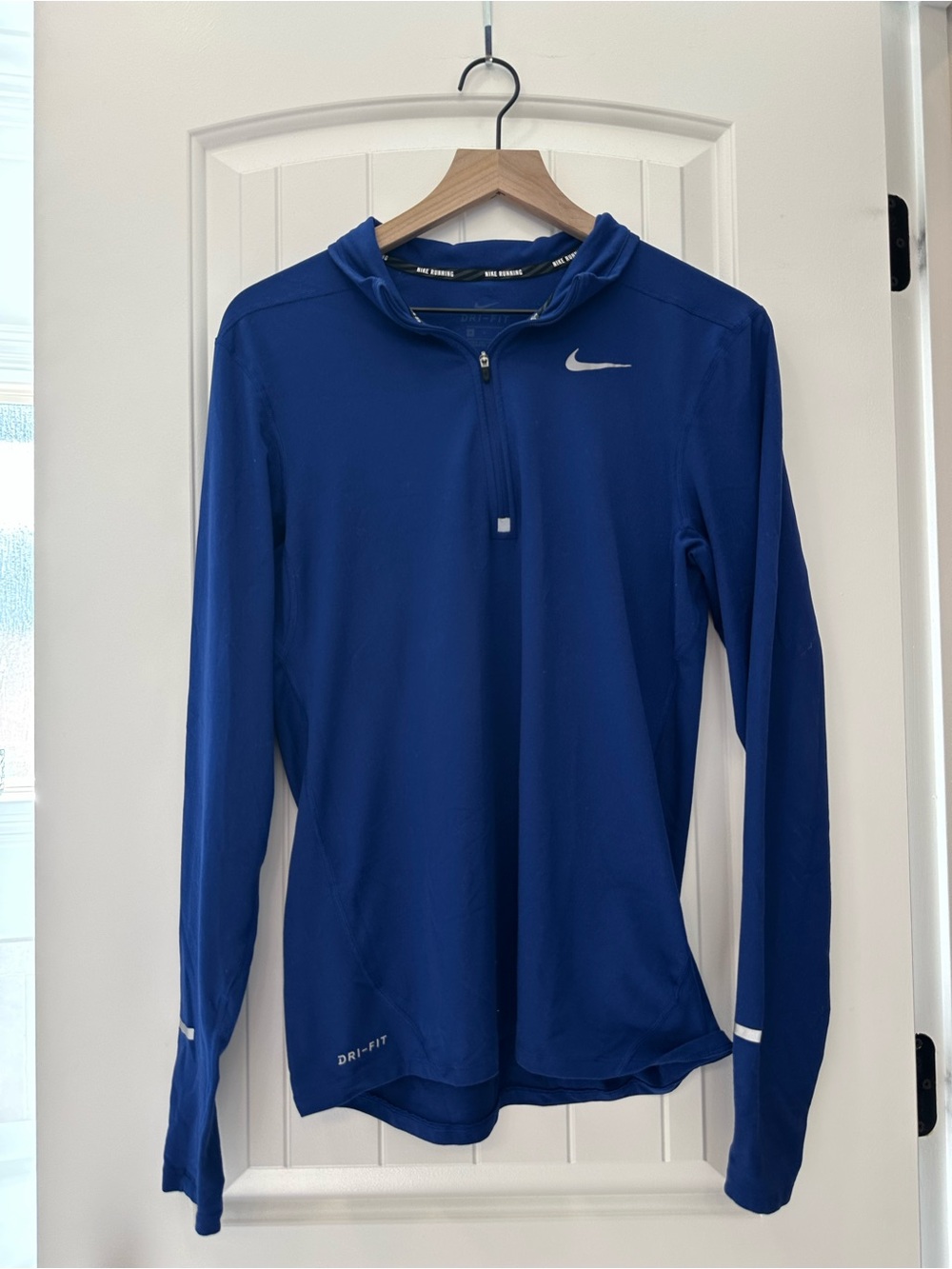 Nike Royal Blue Dri-FIT Half-Zip Running Pullover